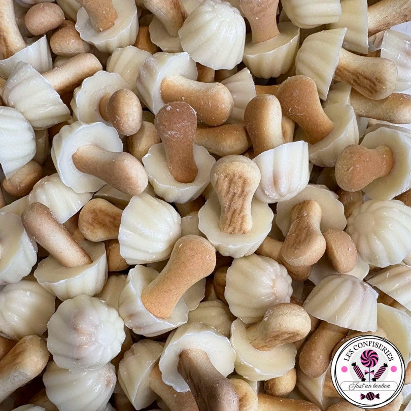 Champignon Chocolat Blanc (lot de 10)