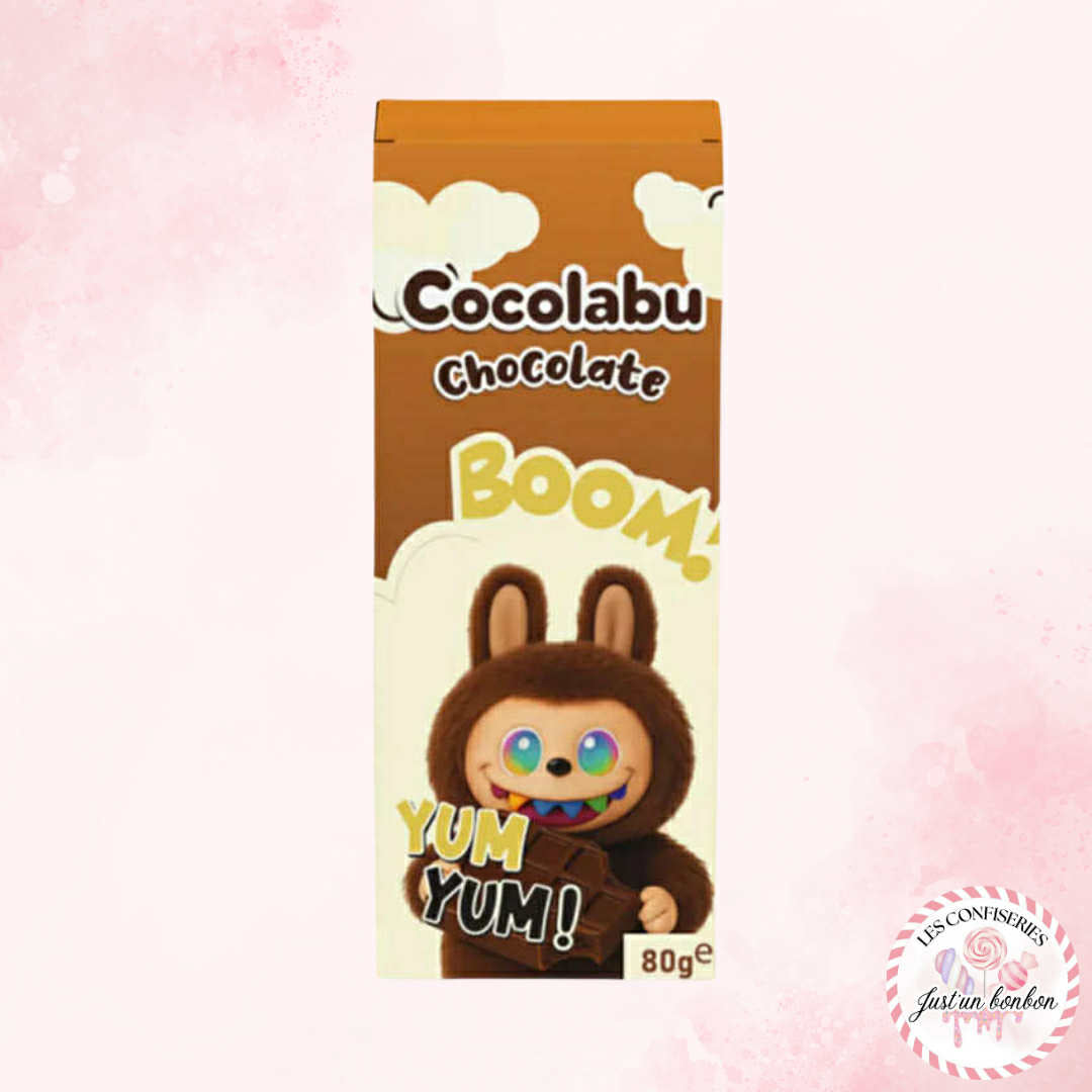 Tablette Chocolat au Lait fourrée à la Pistache Labubu (à l’unité)