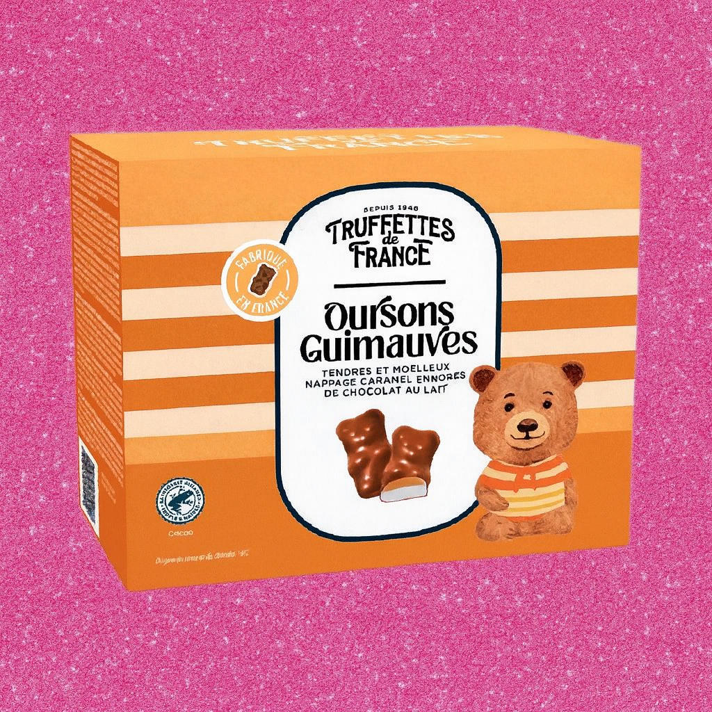 Boîte Ourson Guimauve Caramel (la boîte)