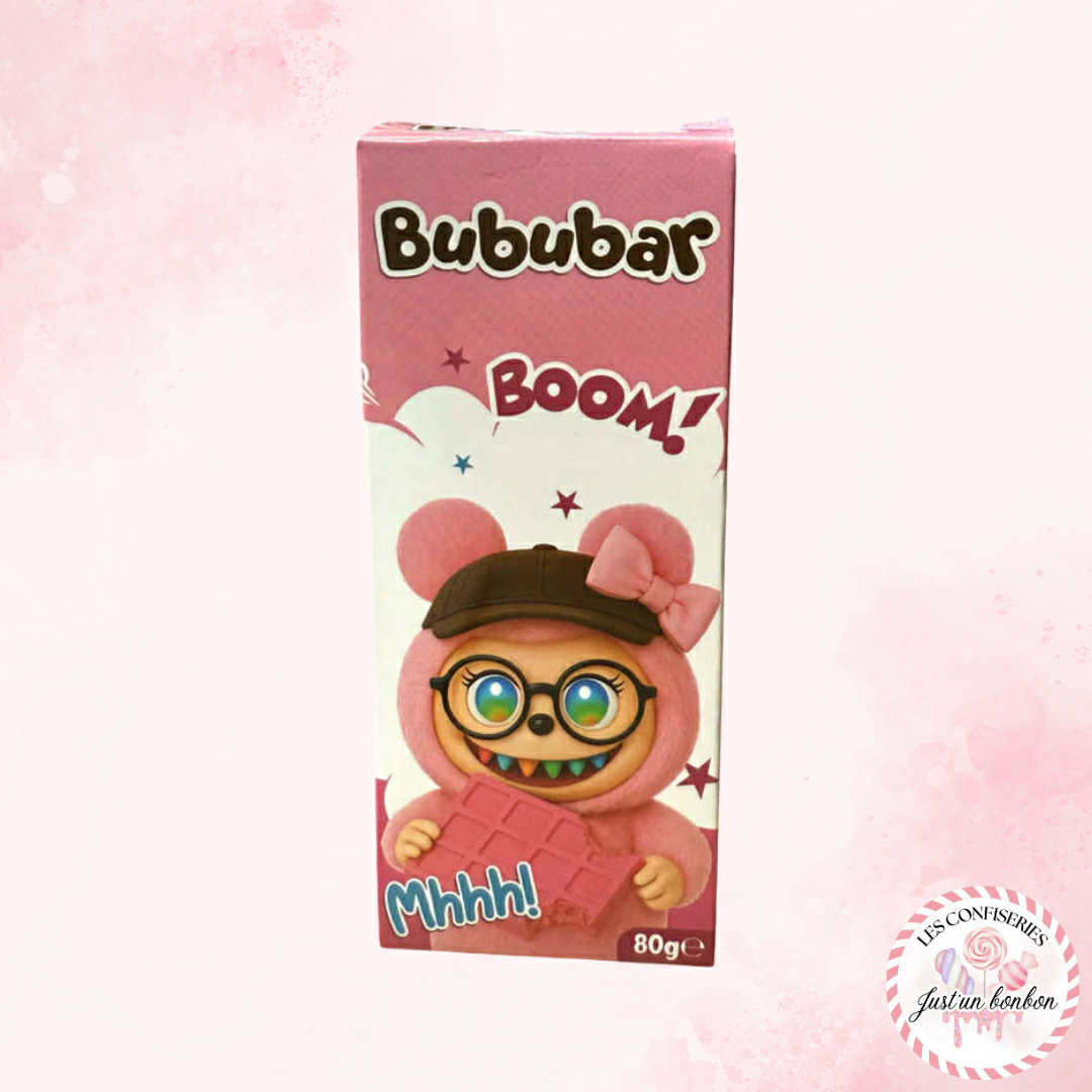 Tablette Barbe à Papa fourrée à la Pistache Labubu (à l’unité)