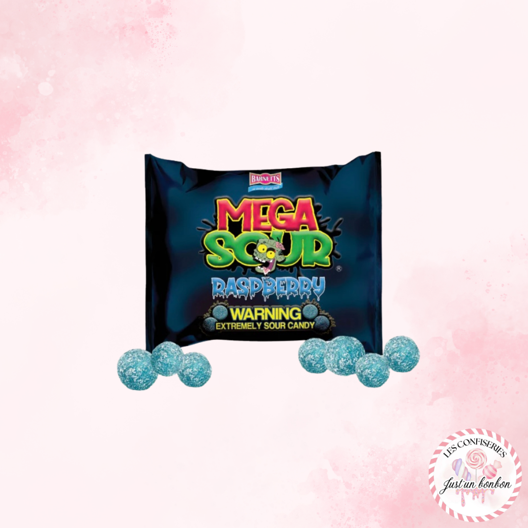 Barnetts Mega Sour Framboise (à l’unité)