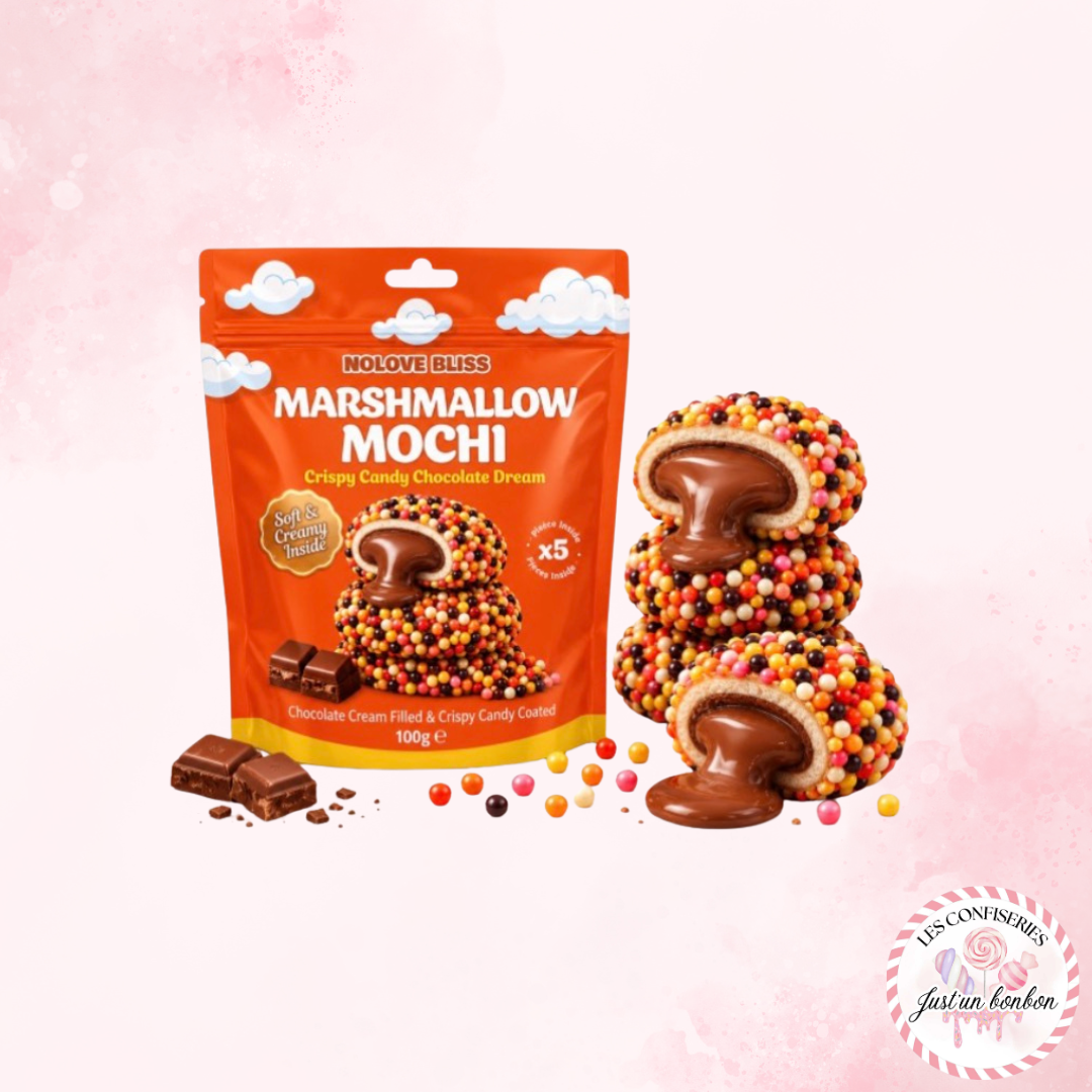 Marshamallow Mochi Chocolat Crispy (à l’unité)