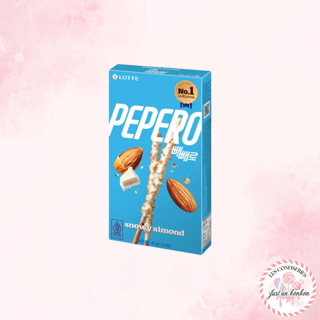 Pepero Amande et Chocolat Blanc (à l’unité)