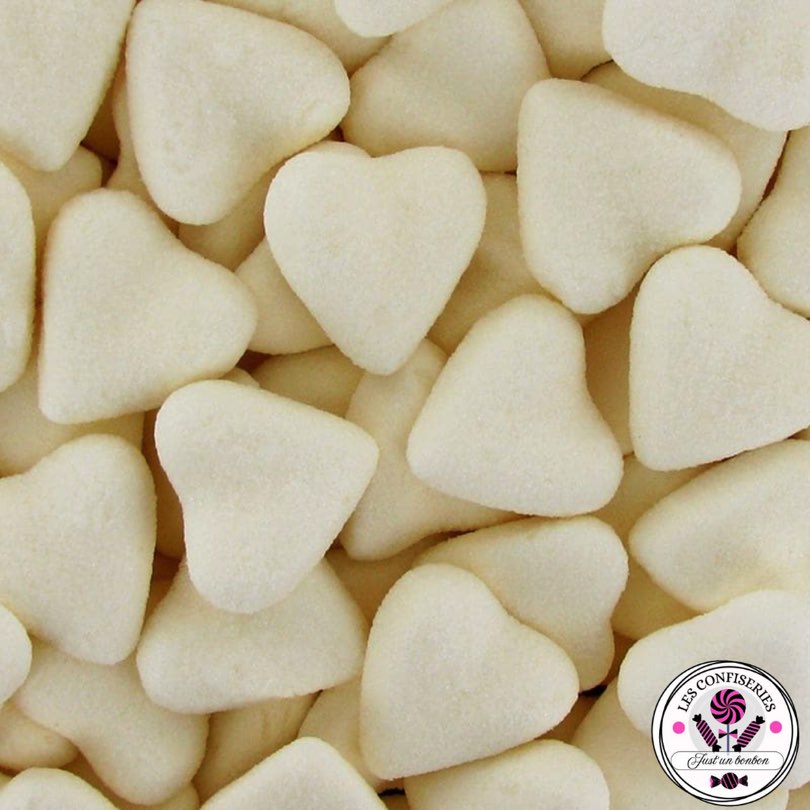 Cœur Blanc Vanille Sucré (100g)