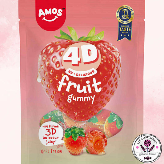 Sachet 4D Fraise (à l’unité)