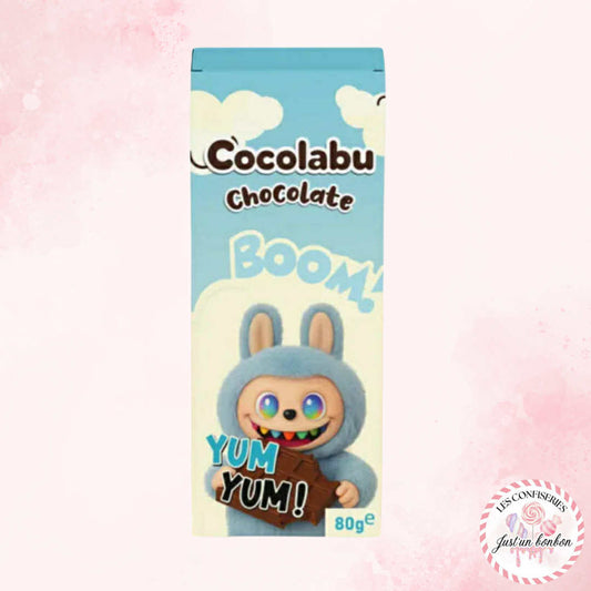 Tablette Chocolat Blanc fourrée à la Pistache Labubu (à l’unité)