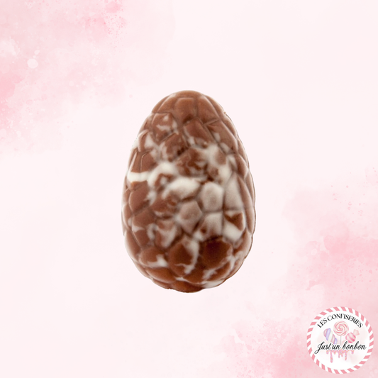 Œuf en Chocolat Praliné Éclat Noisette (lot de 5)