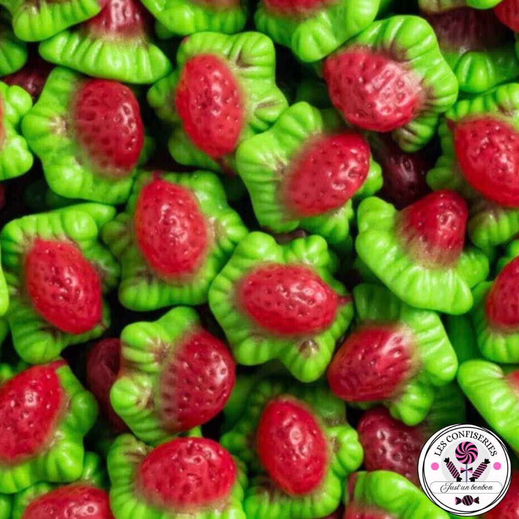 Fraise fourrée (100g)