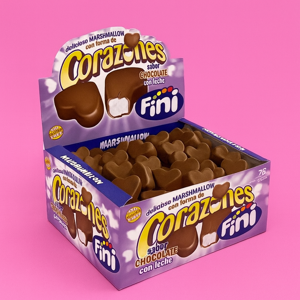 Coeurs De Guimauve au Chocolat au Lait (lot de 5)
