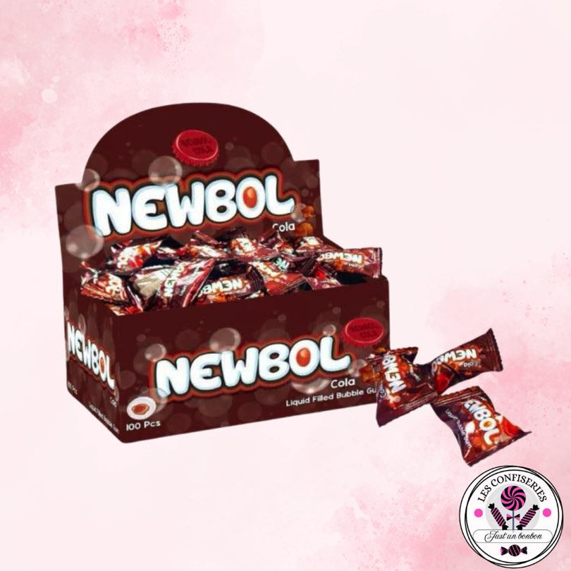 Newbol Bubble Gum Cola (lot de 5)