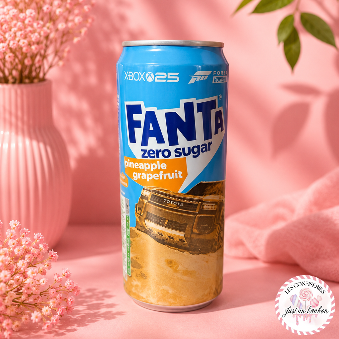 Fanta Pineapple Grapefruit Sans Sucre (à l’unité)