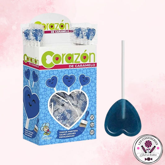 Sucette Cœur Framboise (lot de 5)
