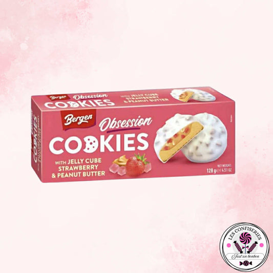 Cookies Jelly Cube Strawberry & Peanut Butter (à l’unité)