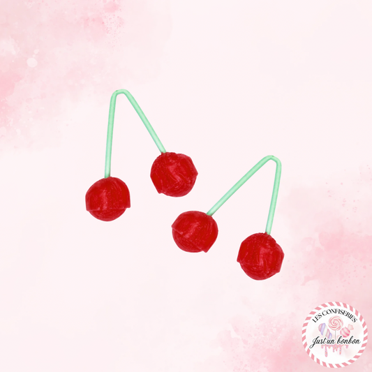 Sucettes Cerise Double (lot de 3)