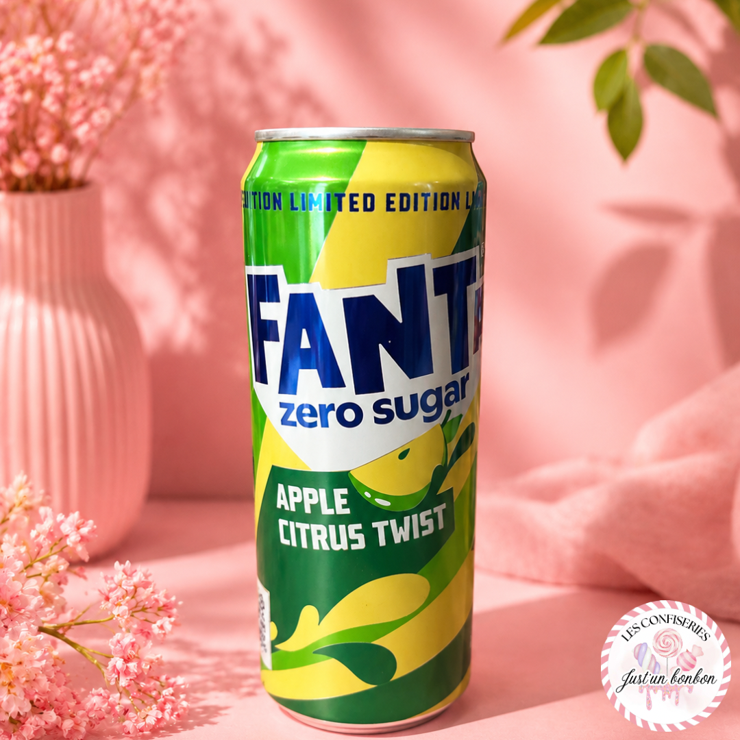 Fanta Pomme Agrume Twist Sans Sucre (à l’unité)