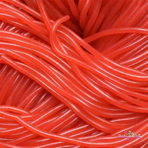 Lassos Lisses Fraise (lot de 10)